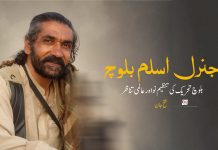 جنرل اسلم بلوچ: بلوچ تحریک کی تنظیم نو اور عالمی تناظر – فتح جان