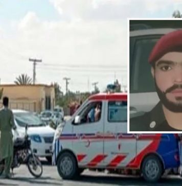 پنجگور : مغوی سی ٹی ڈی اہلکار کی لاش برآمد، لواحقین کا مرکزی شاہراہ پر دھرنا