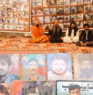 جبری گمشدگیوں کے خلاف وی بی ایم پی کا احتجاجی کیمپ جاری