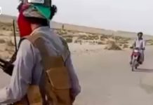 ڈھاڈر تا سوران روڈ پر ناکہ بندی