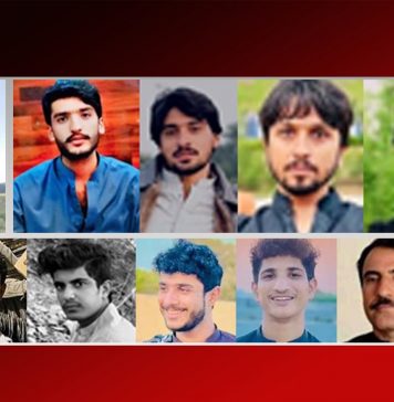 بلوچستان کے مختلف علاقوں سے پاکستانی فورسز نے دس افراد حراست میں لے کر لاپتہ کر دیا