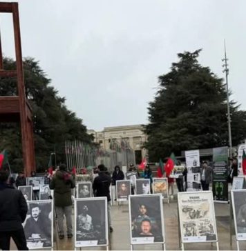 جنیوا میں بی این ایم کا احتجاج، بلوچستان کے لیے عالمی مداخلت کا مطالبہ