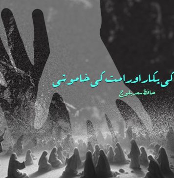 مظلوم کی پکار اور امت کی خاموشی – حافظ سعد بلوچ