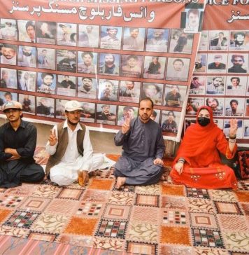 کوئٹہ: جبری گمشدگیوں کے خلاف احتجاج جاری