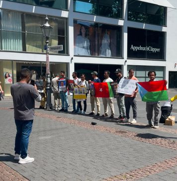 بلوچستان میں جبری گمشدگیوں کا سلسلہ فوری ختم کیا جائے۔بی این ایم کا جرمنی میں احتجاج
