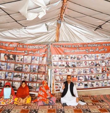 کوئٹہ: جبری گمشدگیوں کے خلاف احتجاج جاری، جہانزیب محمد حسنی کی والدہ اور بیٹی کی شرکت