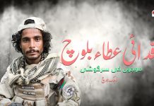 فدائی عطاء بلوچ: موجوں کی سرگوشی – نوھک بلوچ