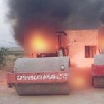 دکی: تعمیراتی کمپنی کی سائٹ پر مسلح افراد کا حملہ، مشینری نذرِ آتش