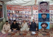 کوئٹہ: جبری گمشدگیوں کے خلاف وی بی ایم پی کا احتجاجی کیمپ 6320ویں روز بھی جاری