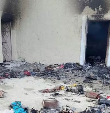 تمپ: پاکستانی فورسز نے ایک گھر کو آگ لگا دی