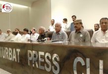 ضلع کیچ میں بدامنی، بارڈر بندش اور چیک پوسٹوں کے خلاف آل پارٹیز کا ردعمل، 19 نکاتی چارٹر آف ڈیمانڈ پیش