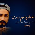 شہید تابش وسیم زہری — جس کے قلم سے وجود کو خطرہ تھا – زرنور بلوچ