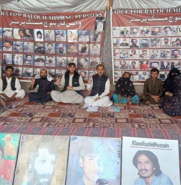کوئٹہ: جبری گمشدگیوں کے خلاف وی بی ایم پی کا احتجاجی کیمپ 6391ویں روز بھی جاری، غلام حیدر کی بازیابی کا مطالبہ