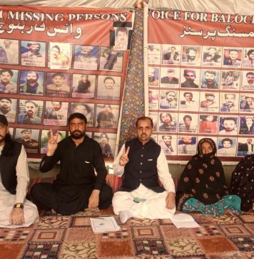 کوئٹہ: جبری گمشدگیوں کے خلاف احتجاج جاری