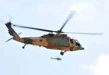 نجران میں سعودی ہیلی کاپٹر گِر کر تباہ، عملے کے دو ارکان ہلاک
